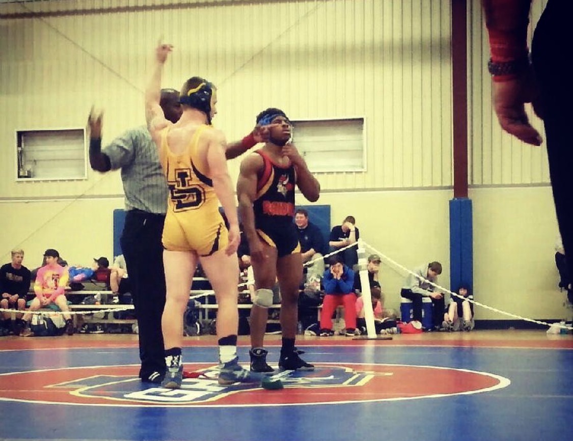 Force Jiu-Jitsu folkstyle wrestling athletes training takedowns on the mat